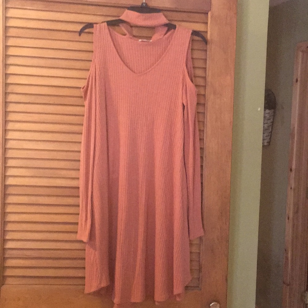 Burnt orange dress
